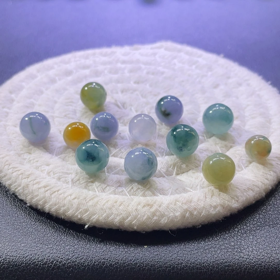 散珠翡翠展示勿拍缅甸翡翠a货卡10发其一买断价