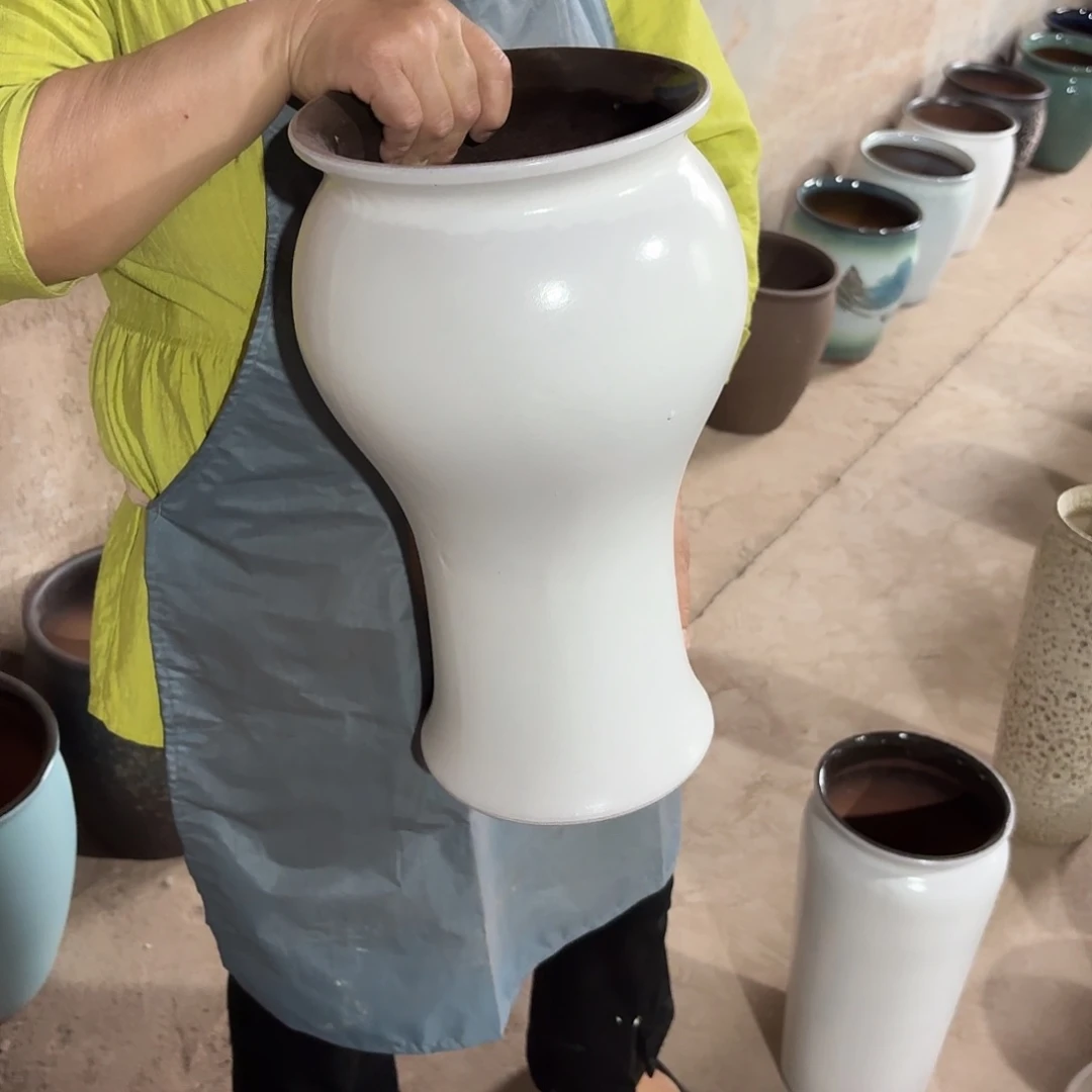 紫砂花盆口20高40一个