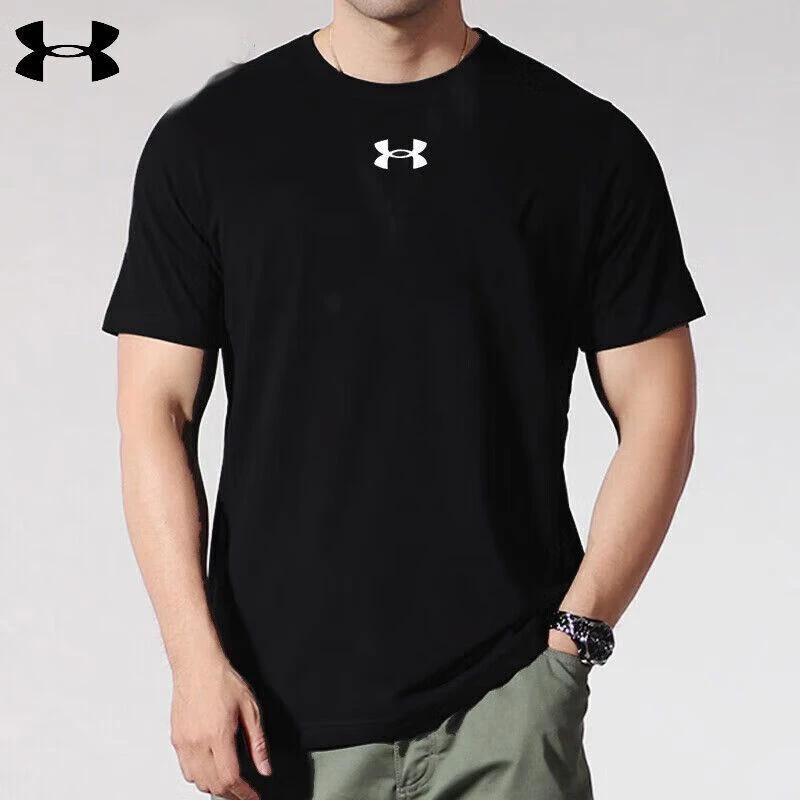 安德玛T恤男夏季新款运动透气宽松半袖圆领快干短袖上衣21500513