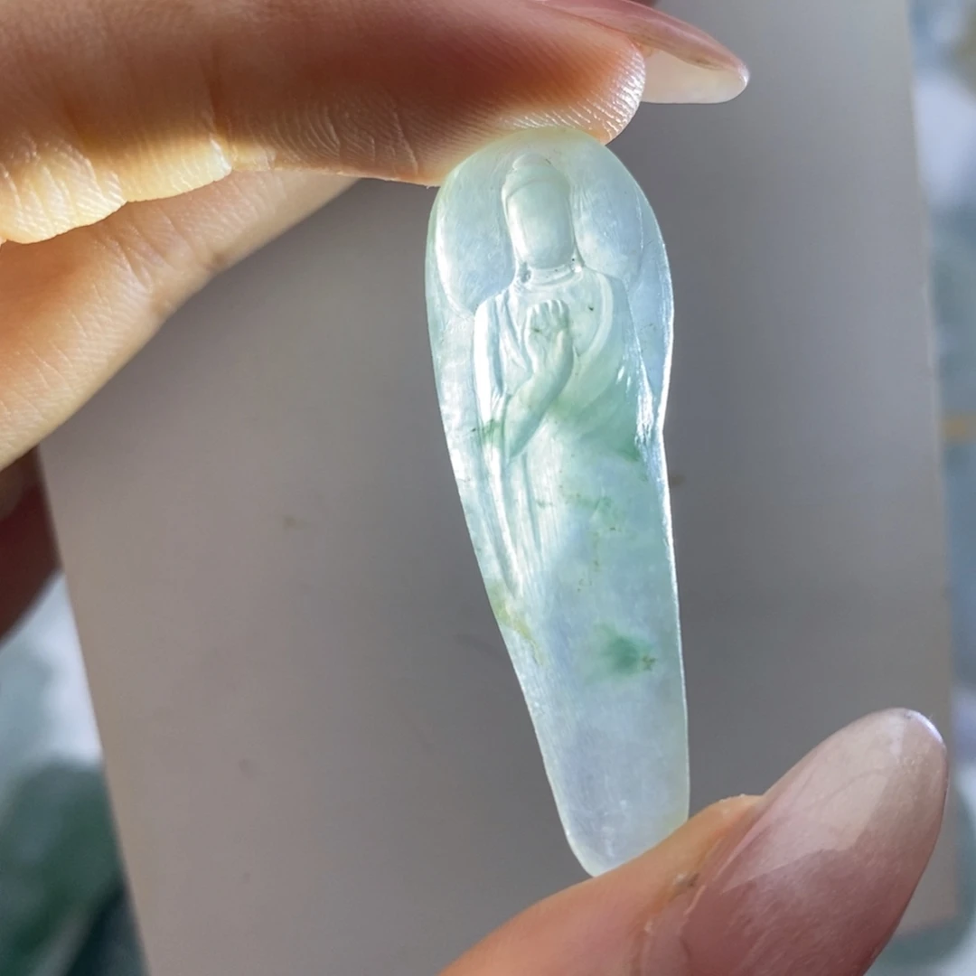 定制翡翠未镶嵌毛货无鉴赏期