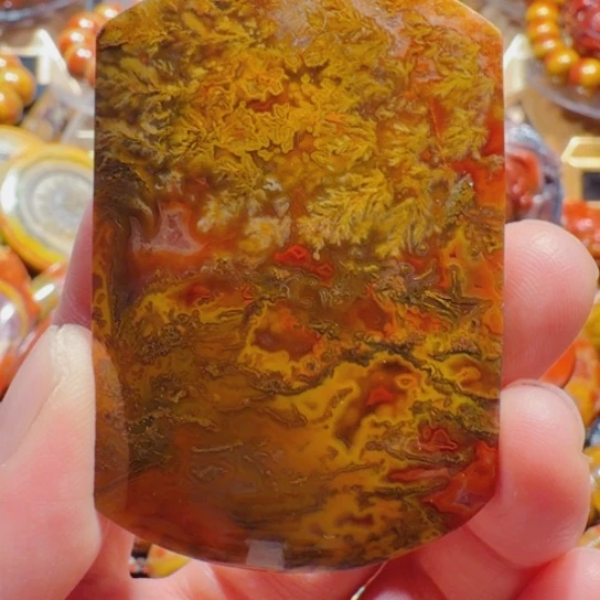 玛瑙/玉髓未镶嵌吊坠(不含链)