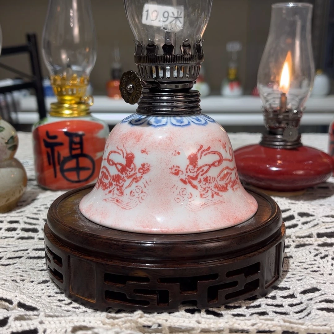 摆件景德镇陶瓷香薰灯