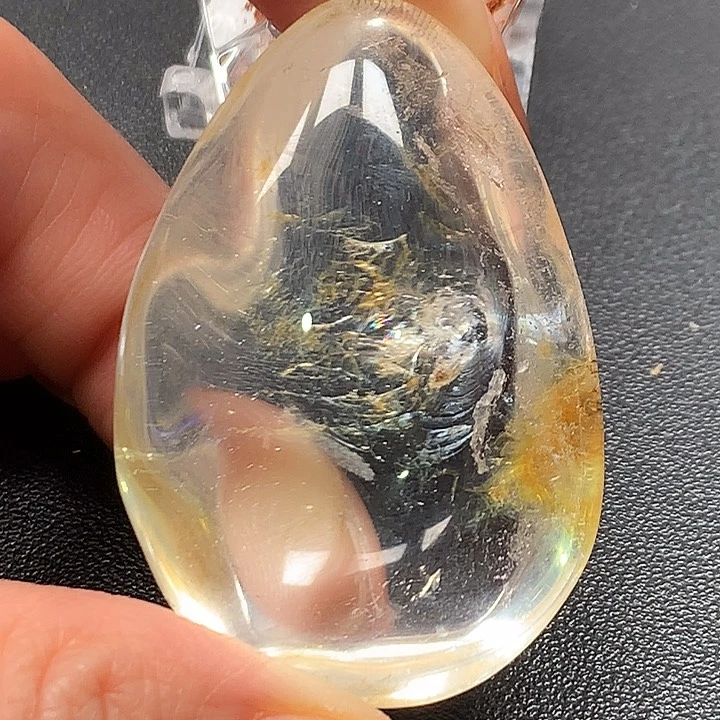 水晶吊坠(不含链)未镶嵌莲