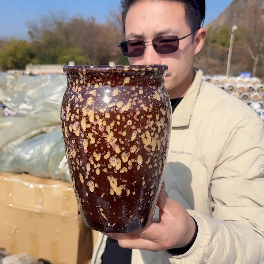 紫砂公道杯口13高20（黑色老庄