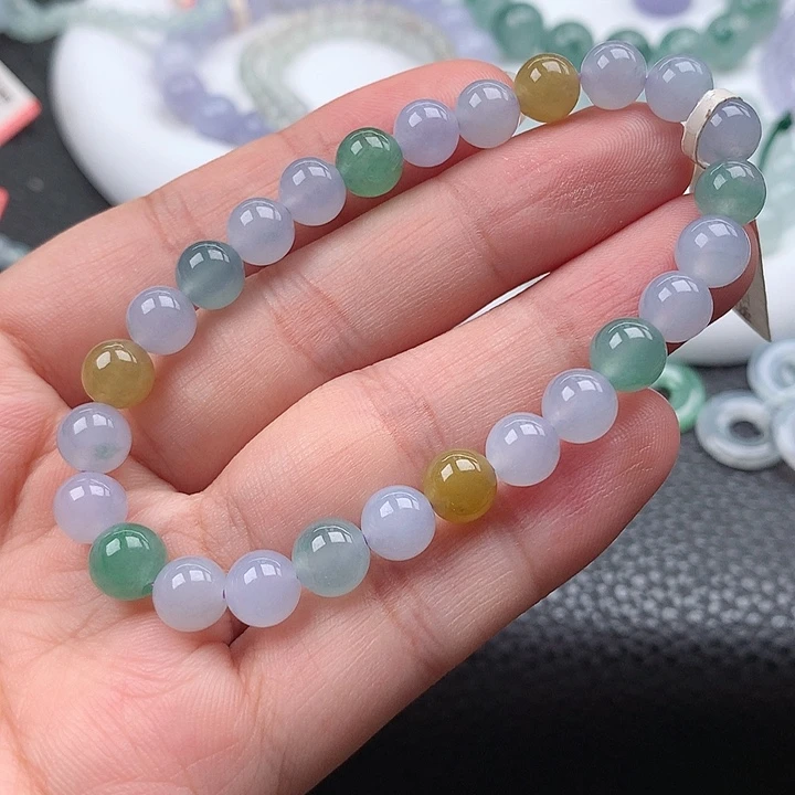 未镶嵌手串翡翠翡翠