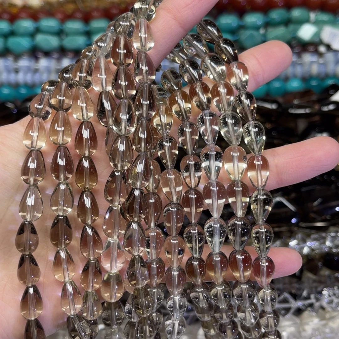 玛瑙/玉髓散珠净体白茶卡7.8到8一条