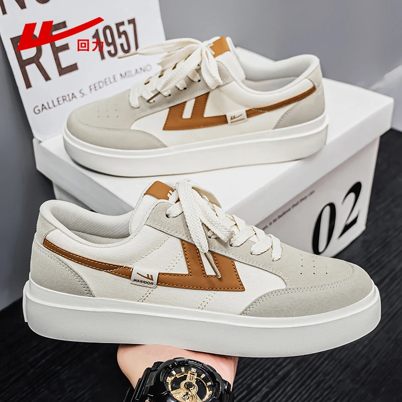 回力男鞋2025新款春季青少年百搭时尚板鞋男士耐磨防滑休闲潮鞋子