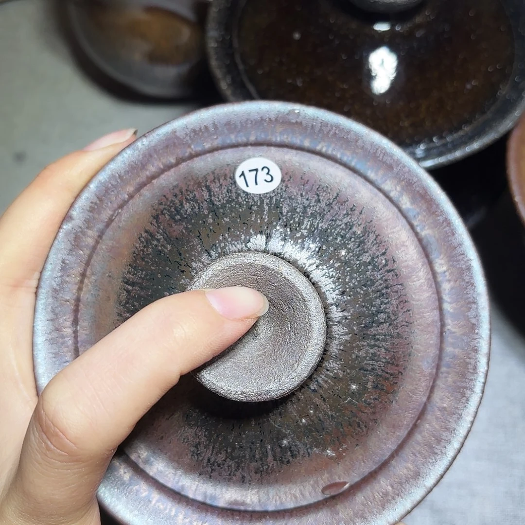 茶盏子衿手工柴烧盏173盖碗