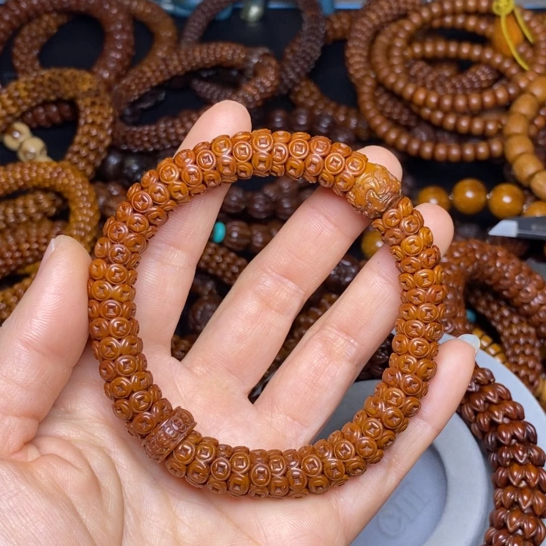 紫金鼠吊坠木*配饰聚宝盆11尺寸