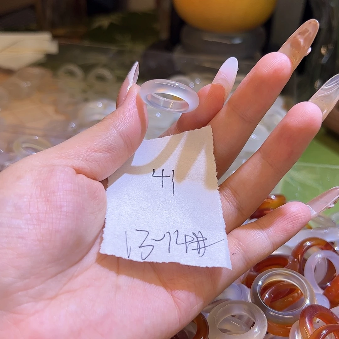 未镶嵌戒指玛瑙/玉髓
