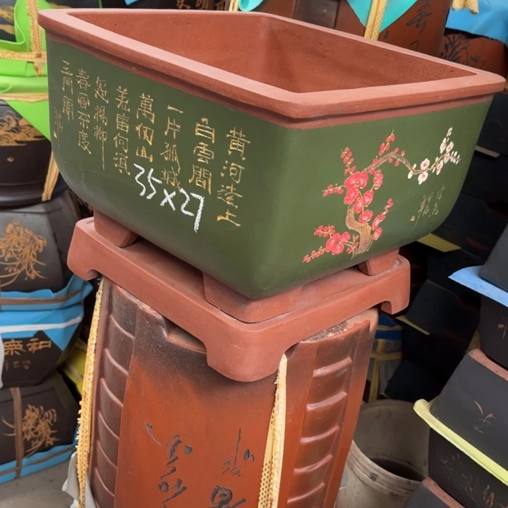 紫砂花盆紫砂花盆