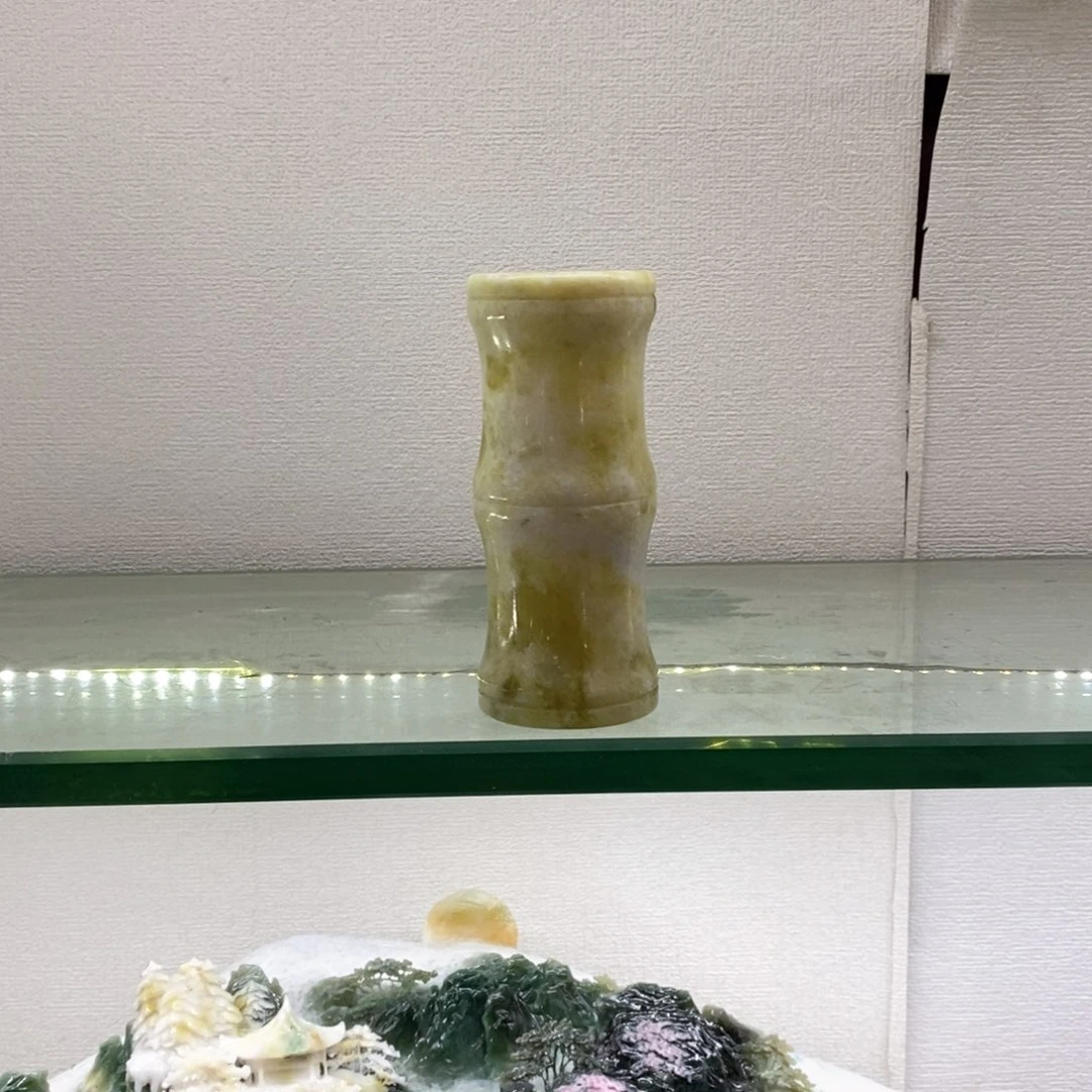 蛇纹石玉摆件未镶嵌孙*梁