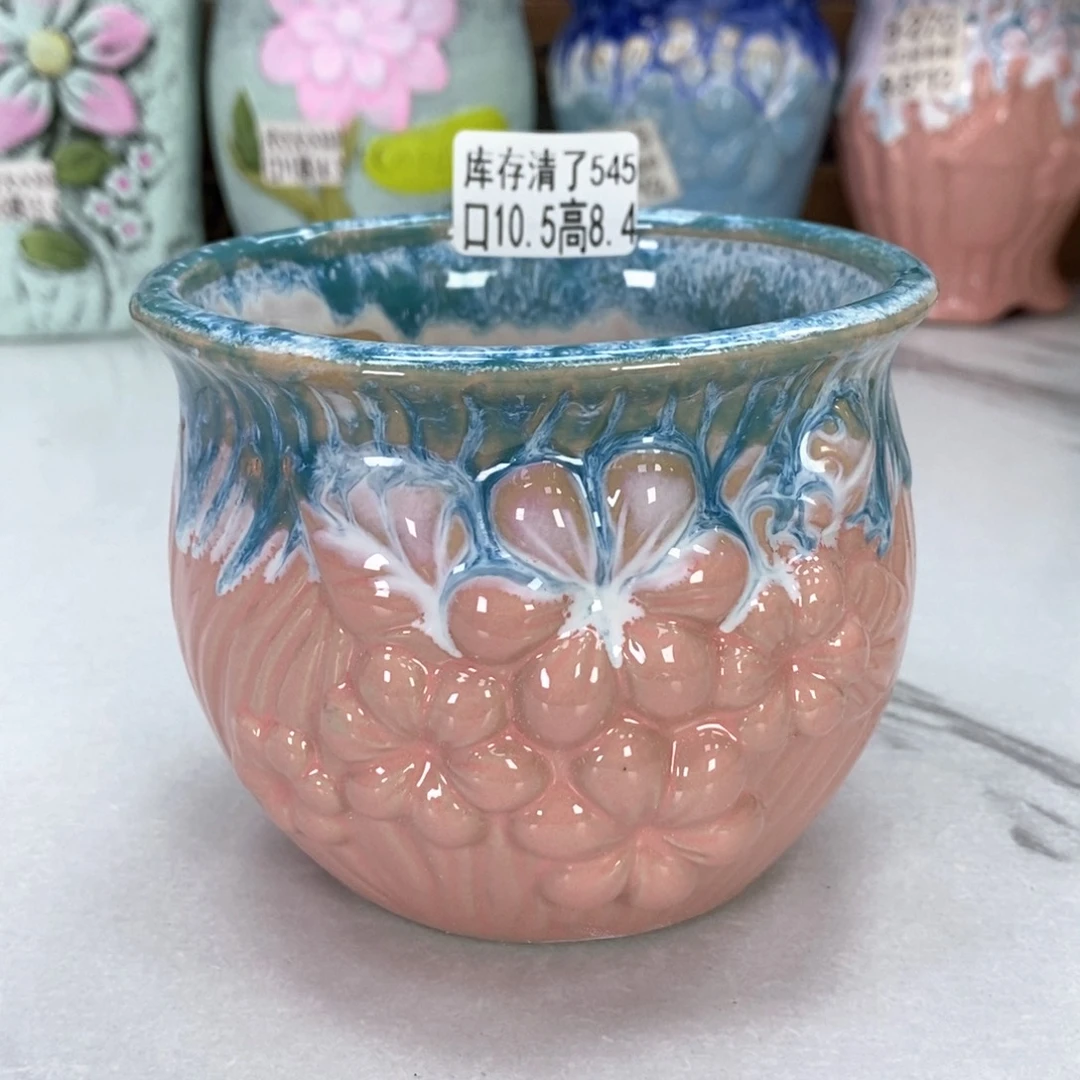 @有孔陶瓷花盆@@5545