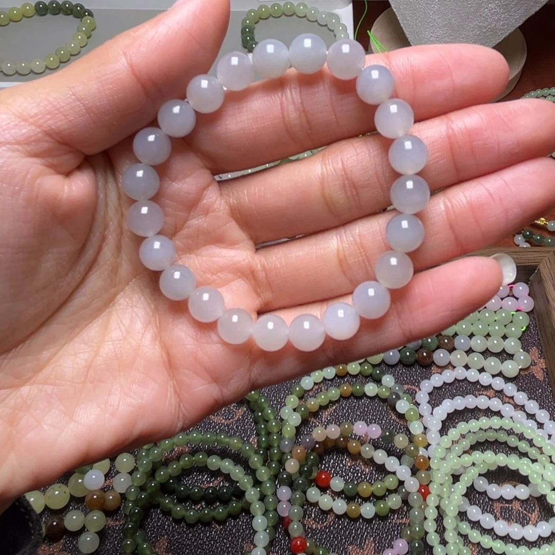 和田玉未镶嵌手串