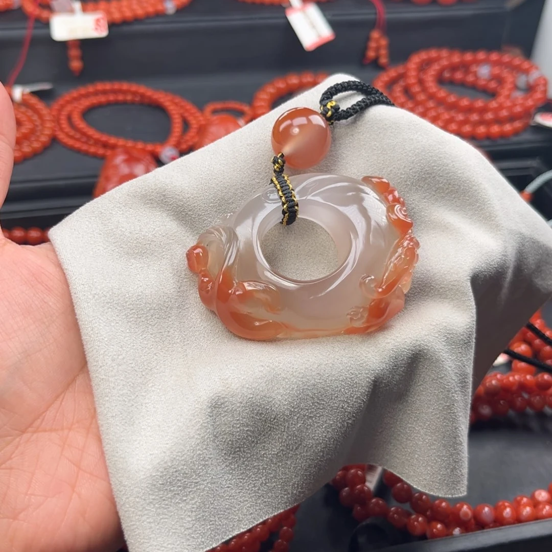 南红玛瑙未镶嵌手链