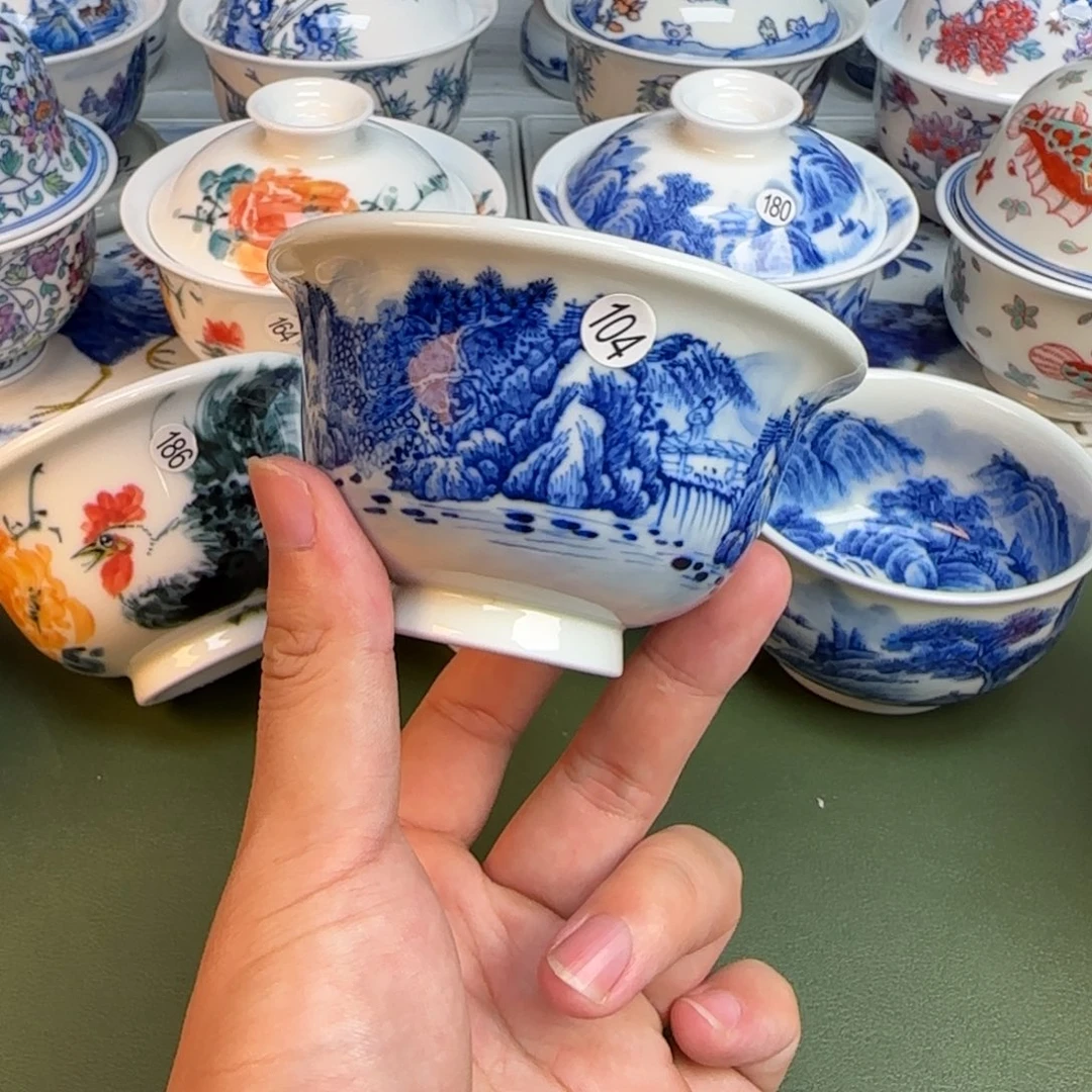 彦祖纯手工手绘茶具104