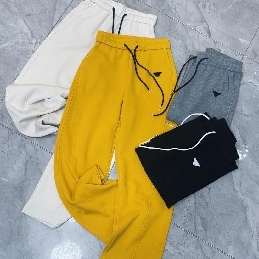 5670春季新款纯色休闲裤女高腰百搭遮肉显瘦宽松时尚抽绳裤子