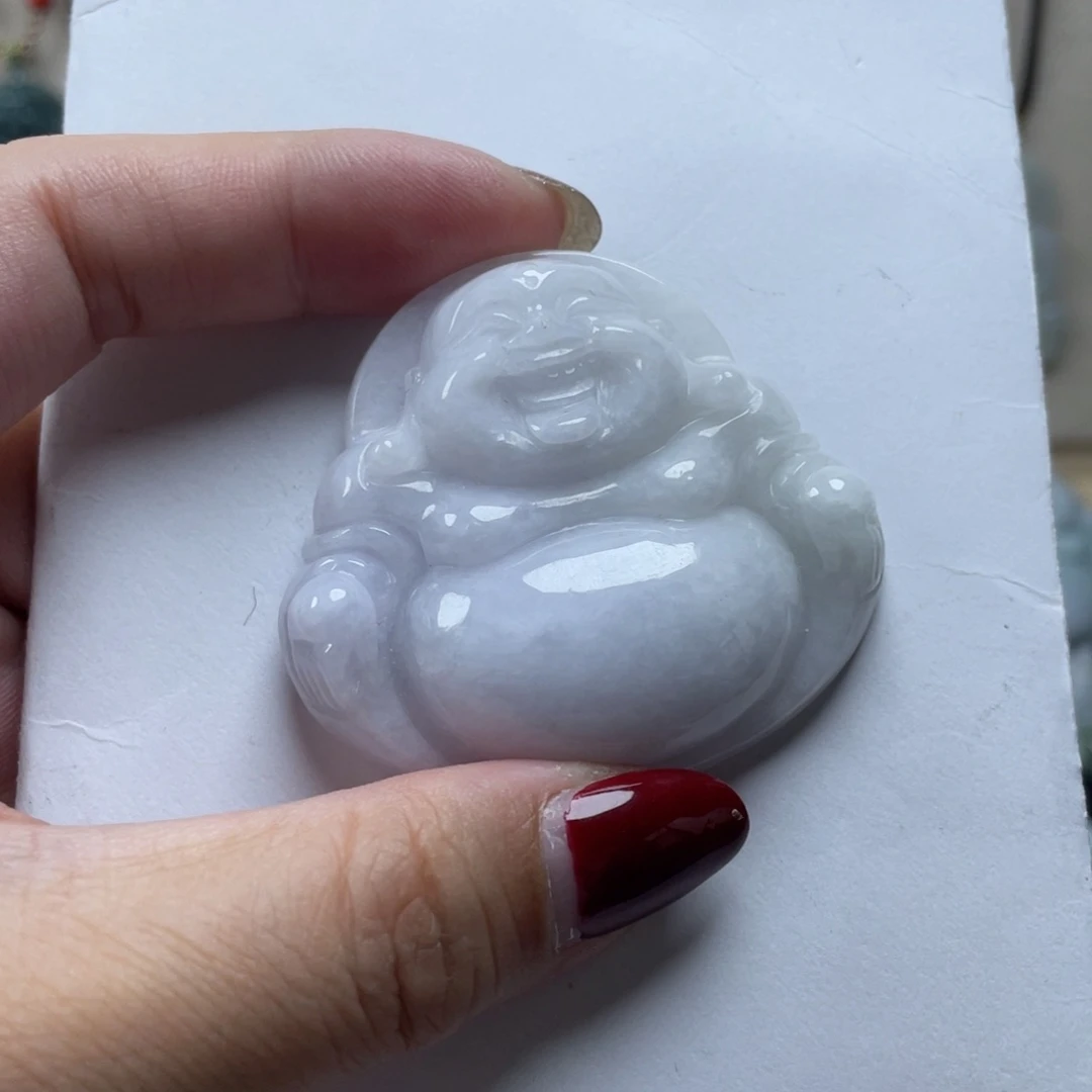 翡翠颈饰未镶嵌微瑕「介意勿拍」