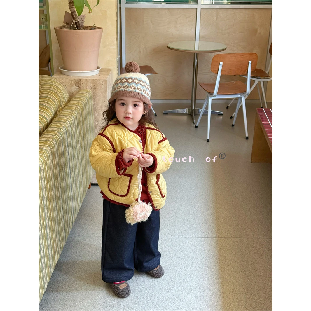 TF·25冬~撞色条绗棉外套521861（童装汉服）