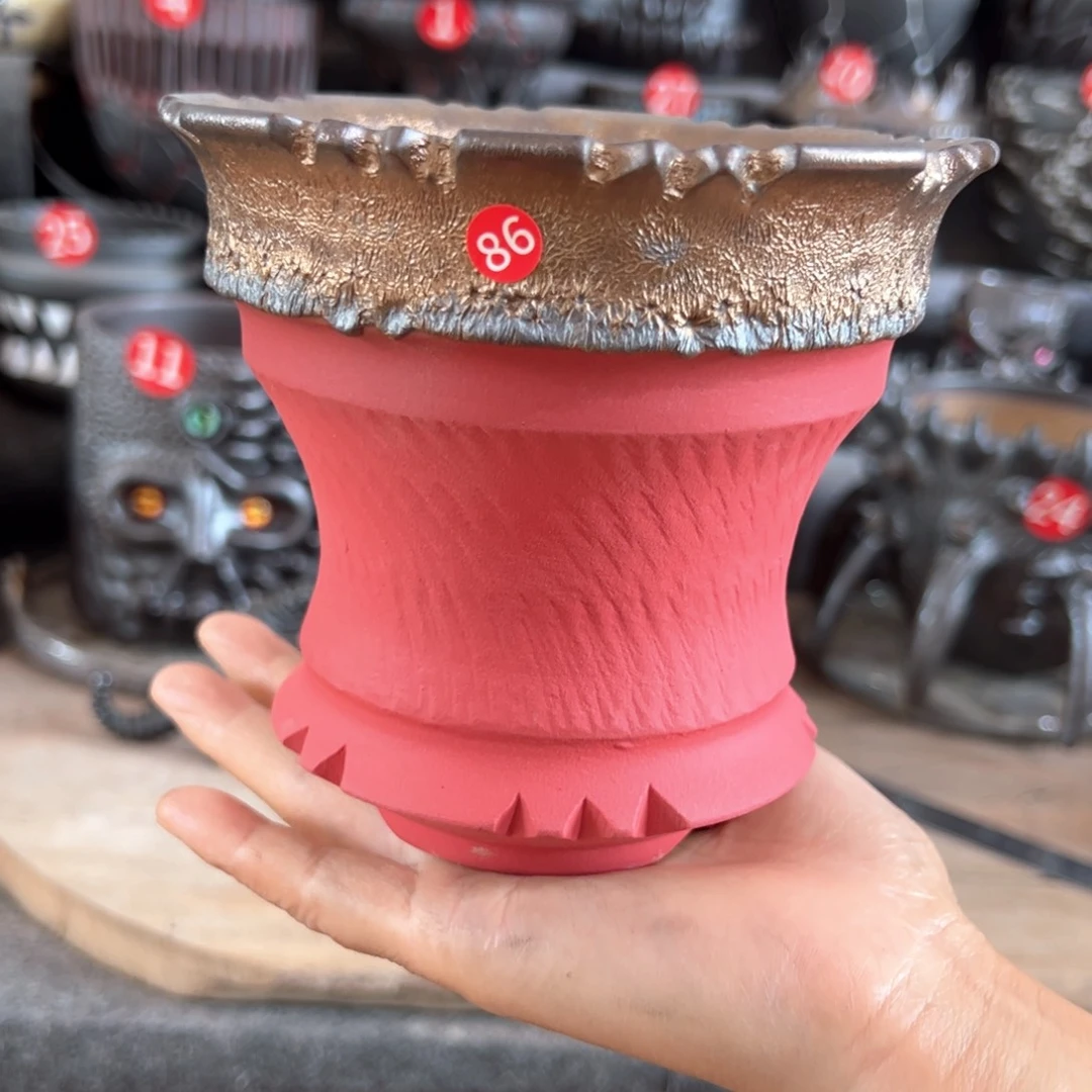 块根盆，口11高12