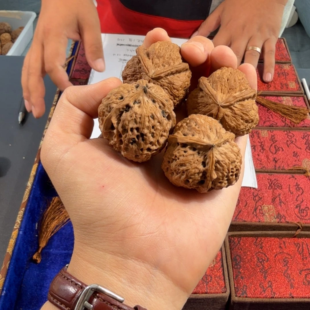 文玩核桃把件181号三棱随机发