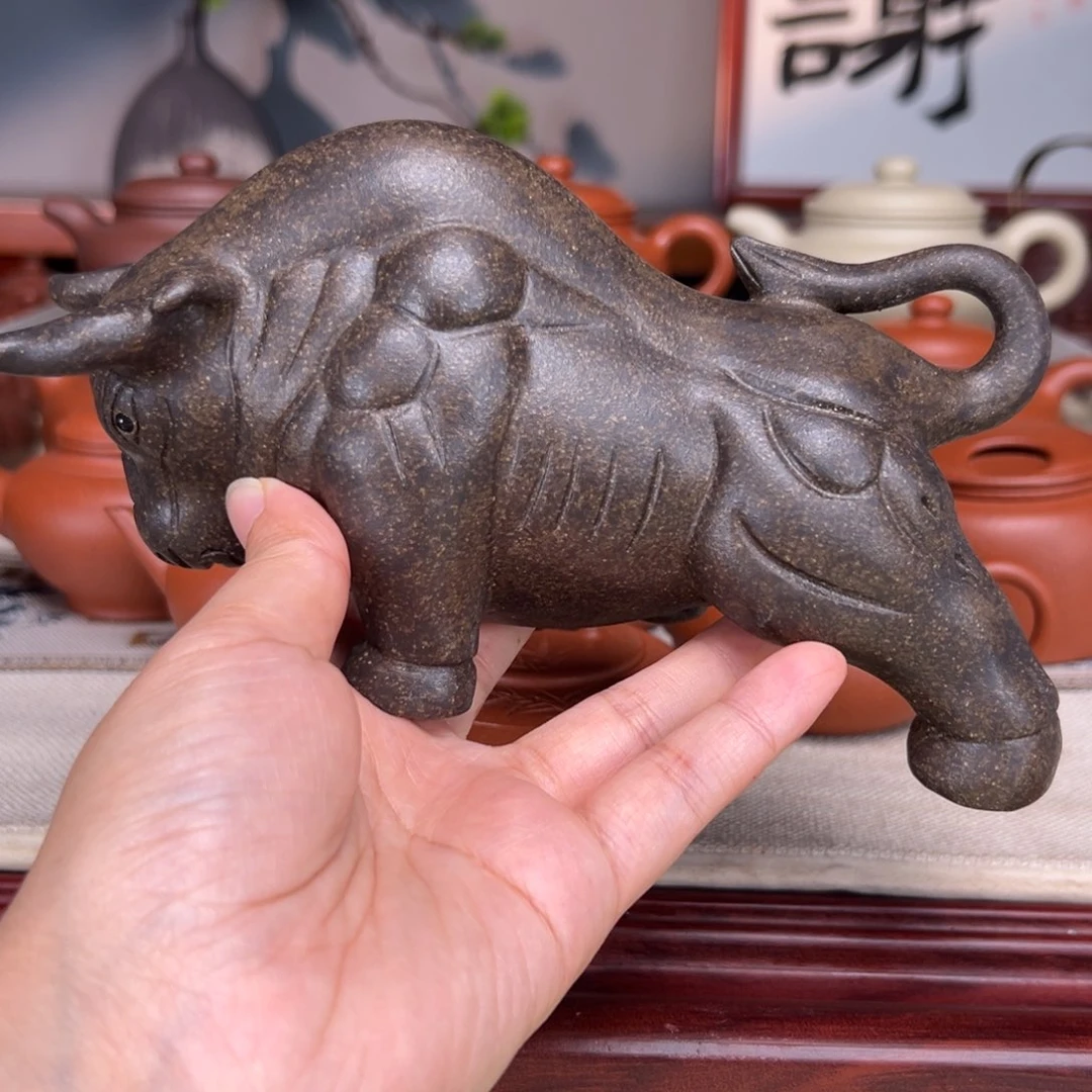 茶壶紫砂公牛的的