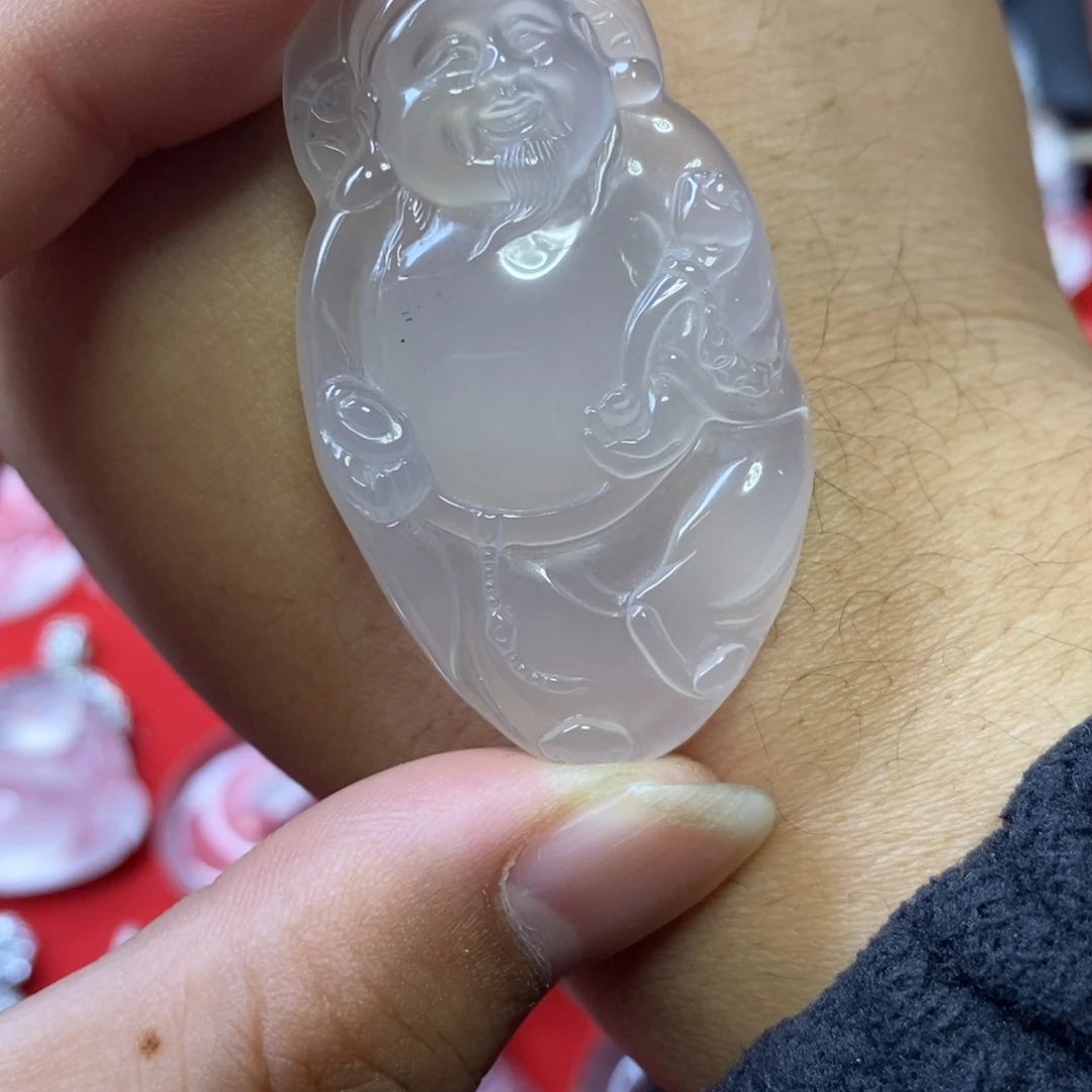 石英质玉未镶嵌吊坠