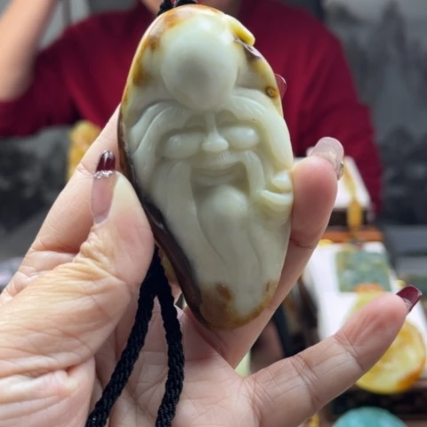 岫玉手把件未镶嵌手把