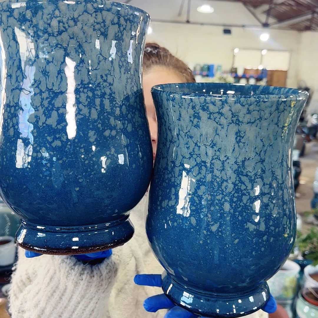 紫砂花盆高25口17