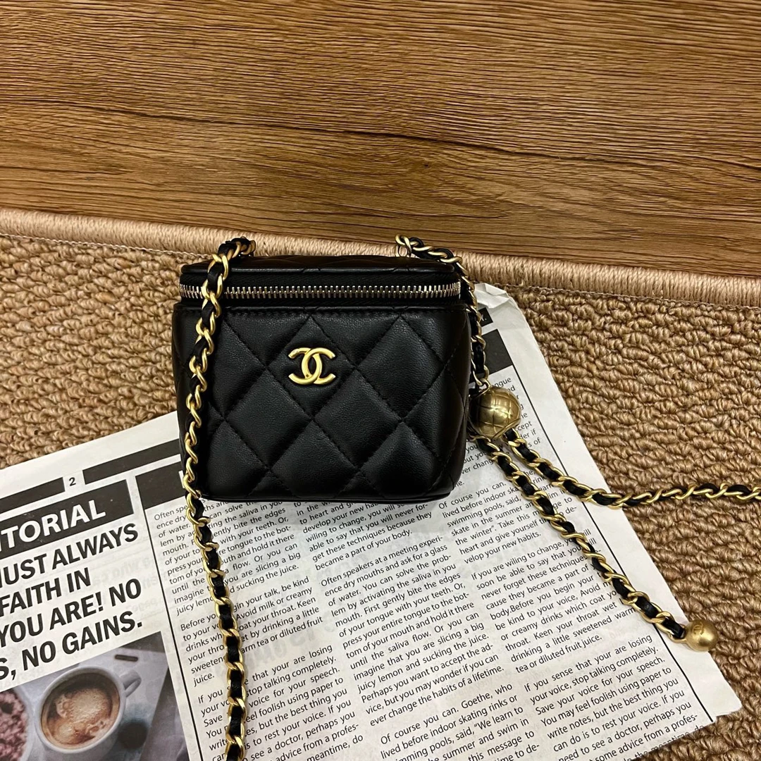 99新 Chanel/香奈儿 金球小盒子 芯片款