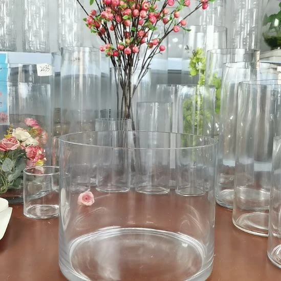 玻璃昌达玻璃花瓶鱼缸高度20口径25