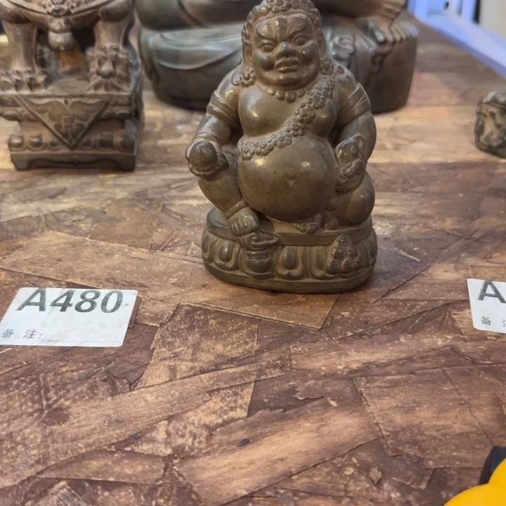 飞***鼠石材高端复古摆件