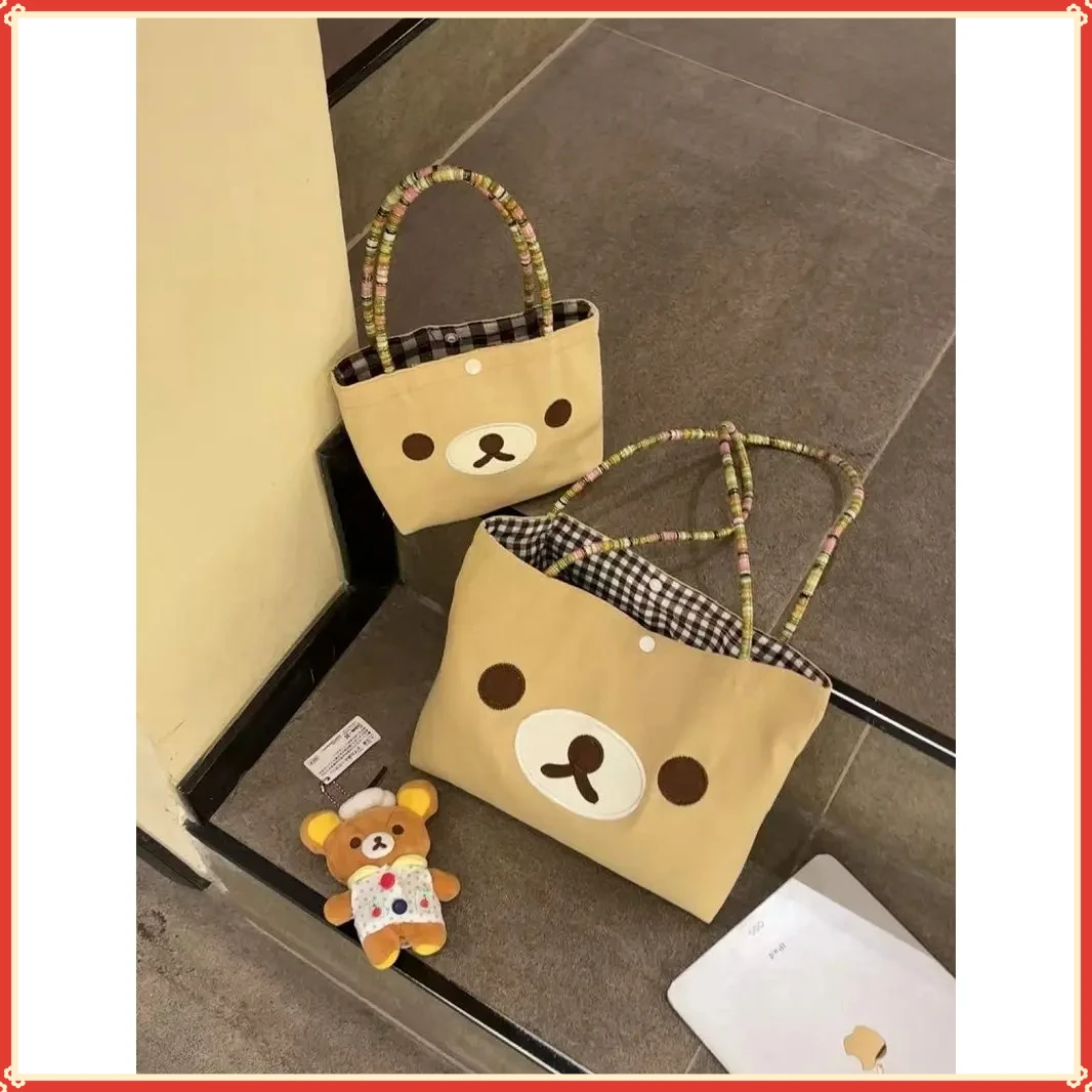 可爱熊熊便携单肩包包百搭实用通勤包包PGBD手拎大容量高颜【大莉】