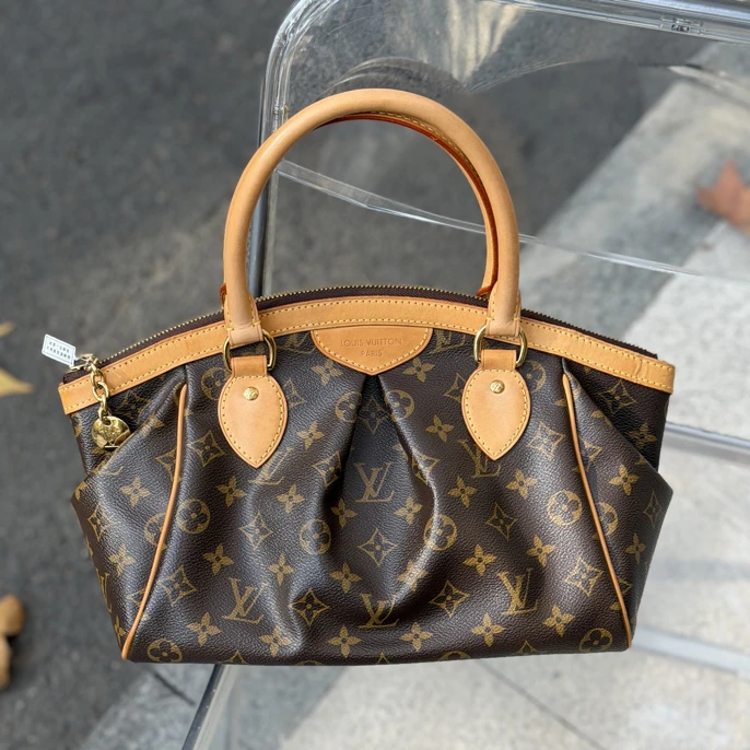 95新 LouisVuitton/路易威登 老花饺子包小号 经典百搭