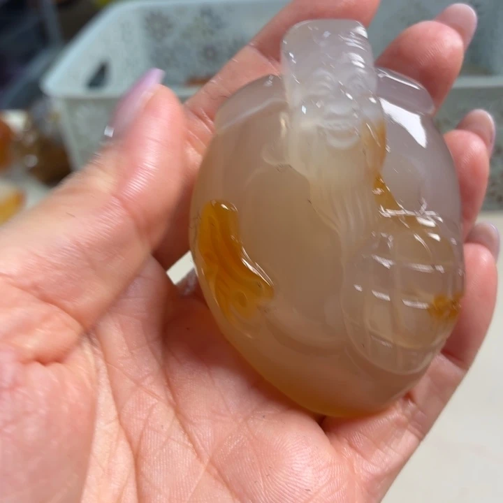 玛瑙/玉髓未镶嵌吊坠(不含链)