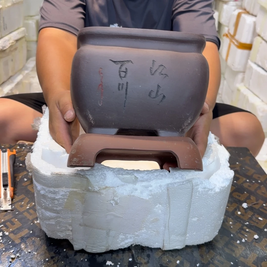 紫砂花盆口径20.20口径