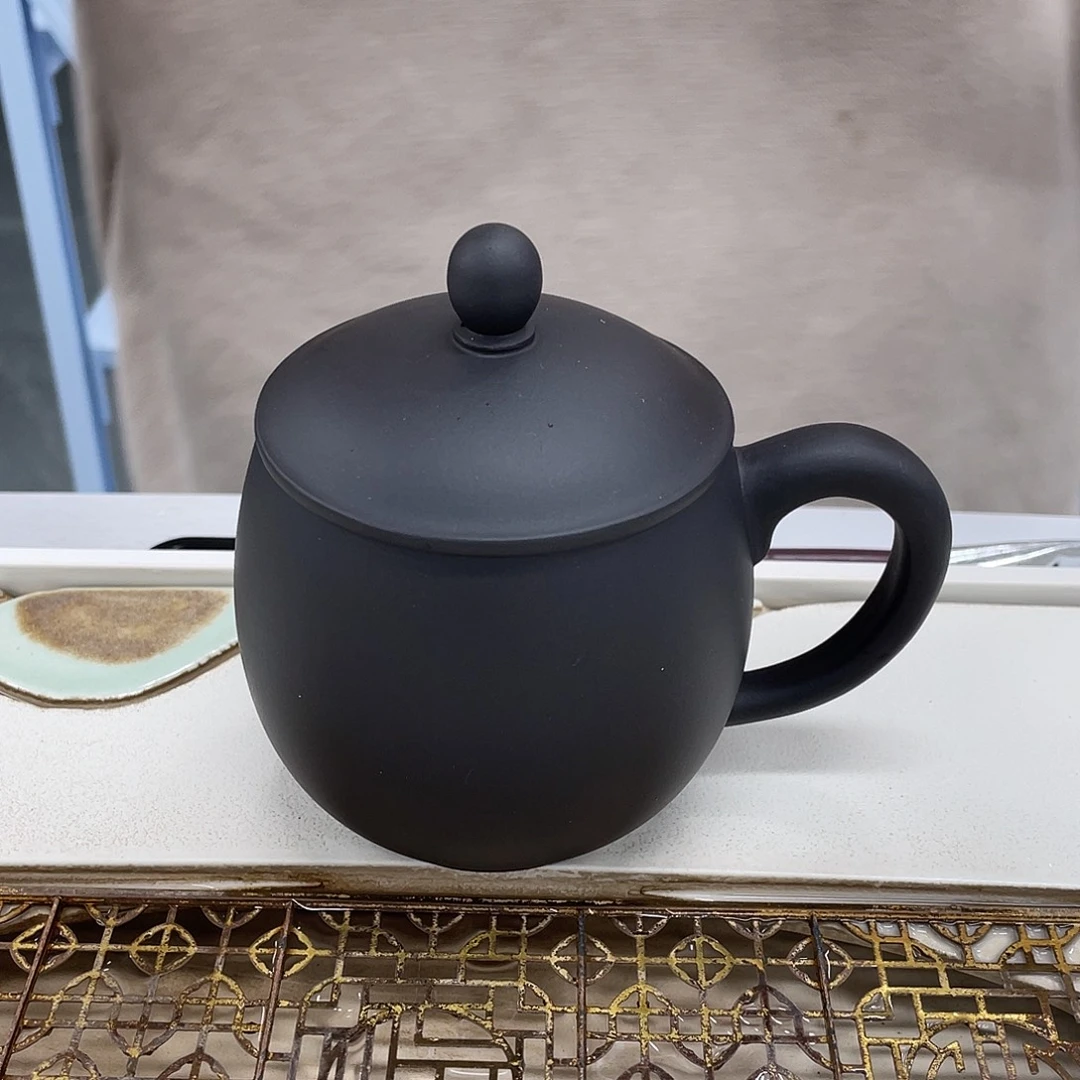 茶杯紫砂紫砂石小蛋