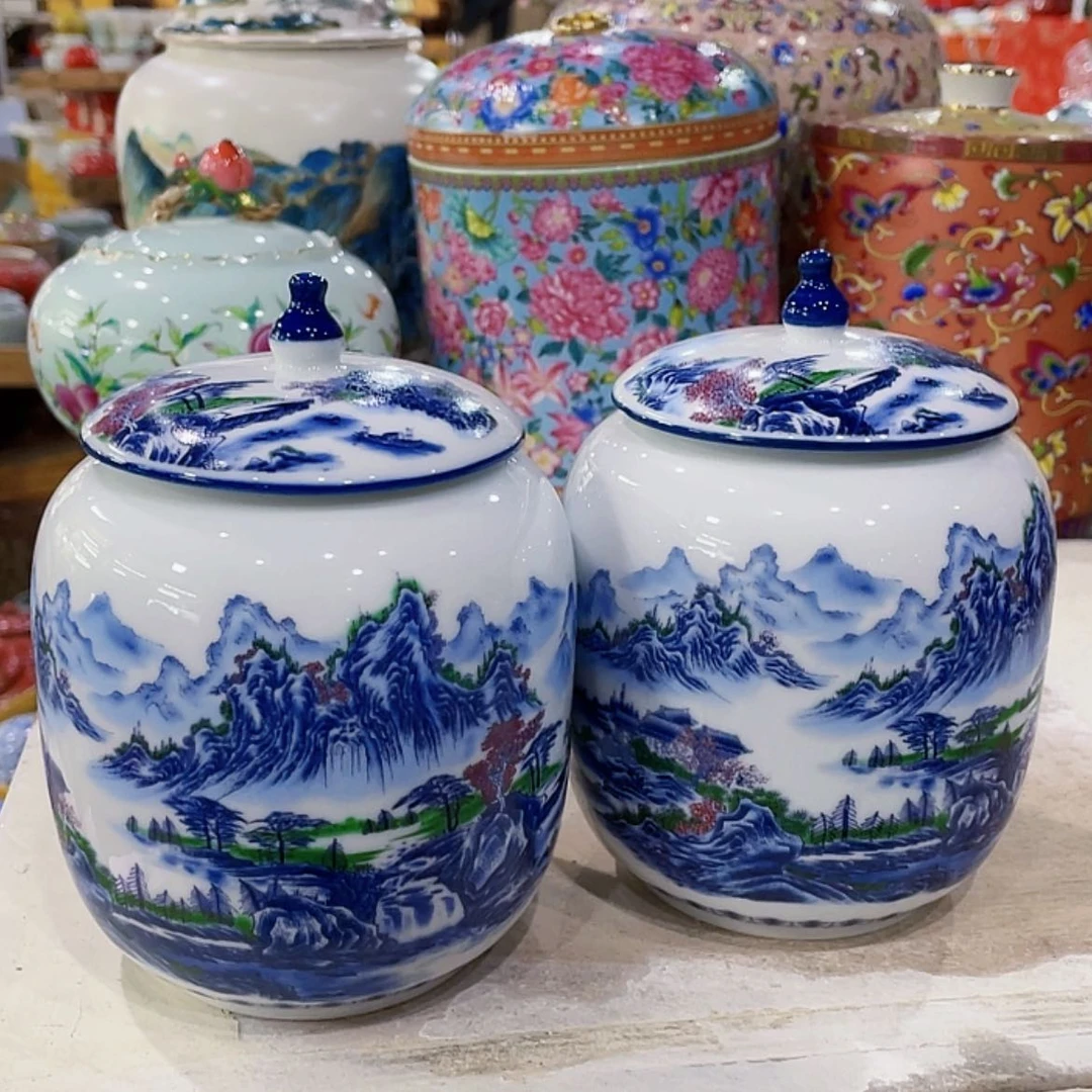 【闪购商品】罐陶瓷茶叶罐密封罐