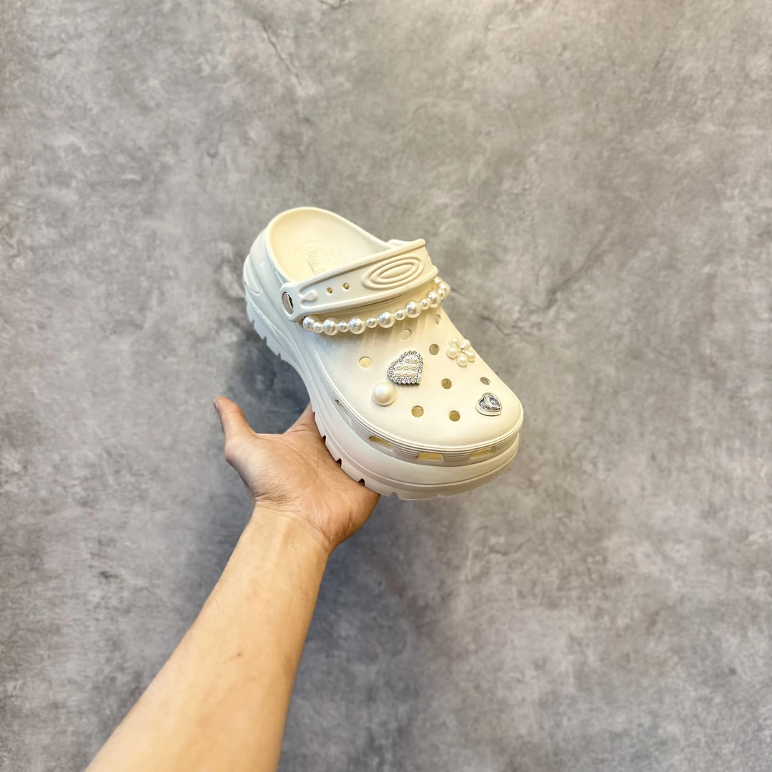 2025新款高品质广州鞋夏季超轻橡胶厚底增高防滑鞋巨巨巨舒服百搭