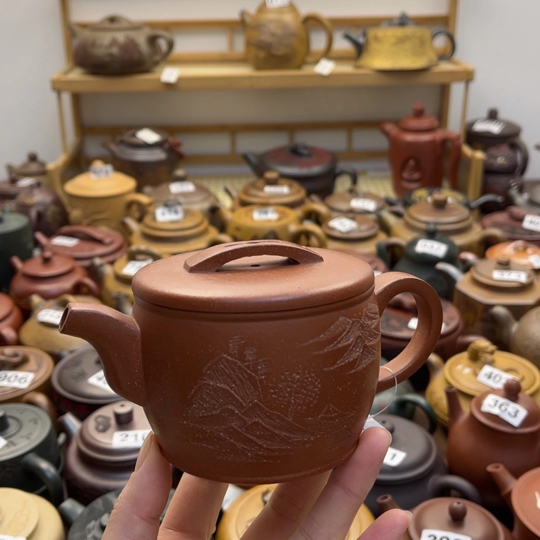 口盖瑕疵紫砂微瑕240