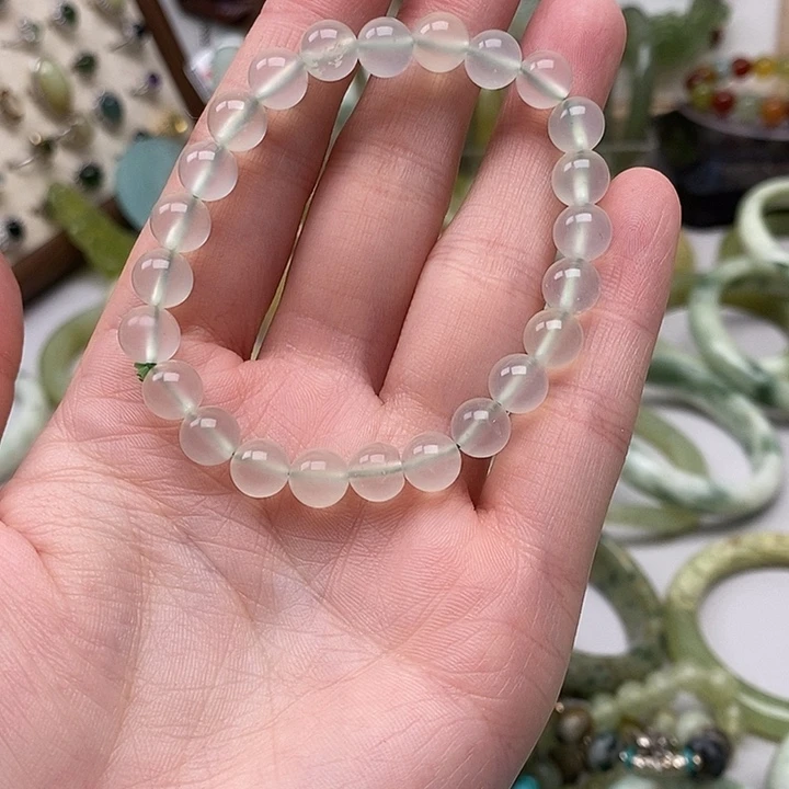 蛇纹石玉手链未镶嵌