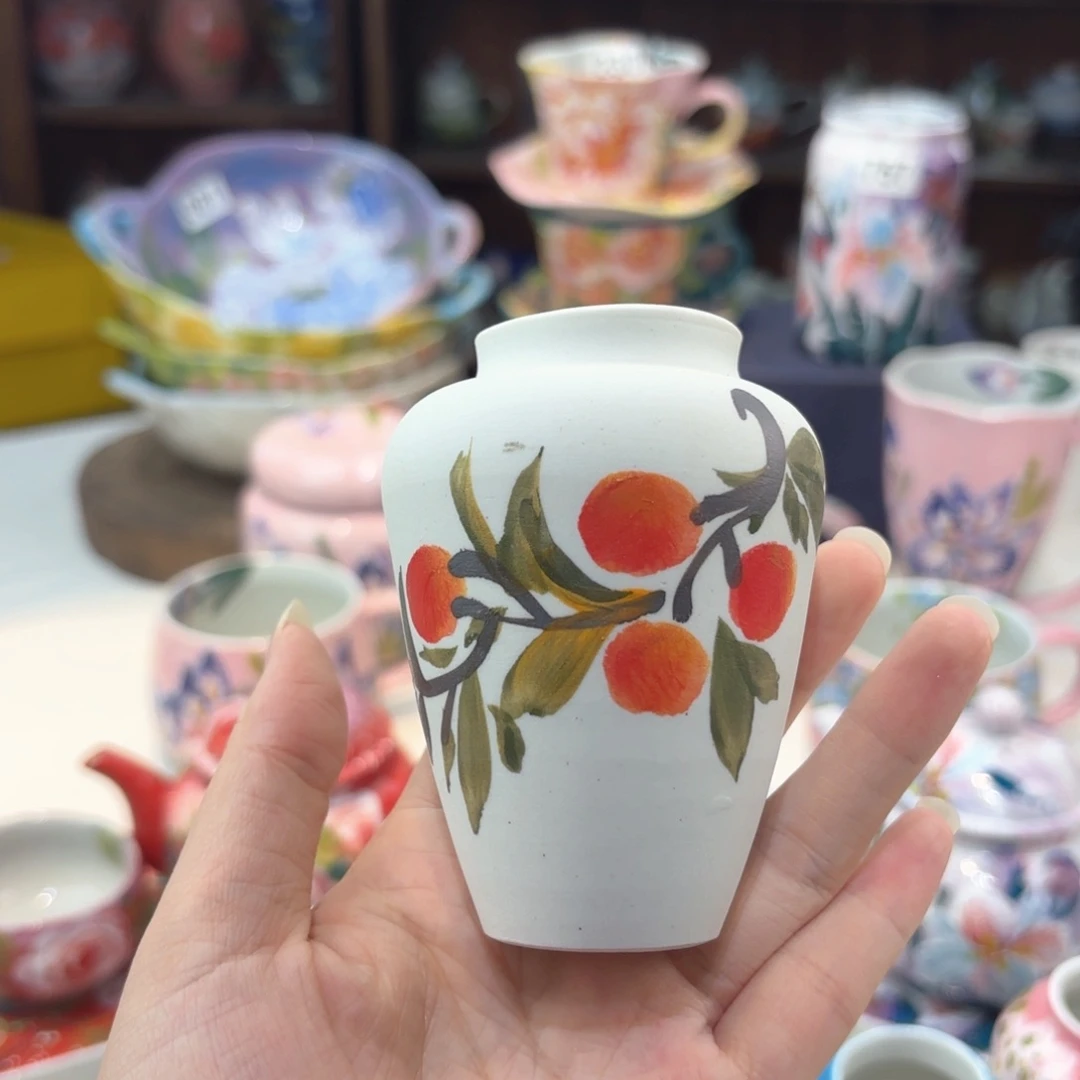 景德镇手绘高温釉下彩陶瓷茶具
