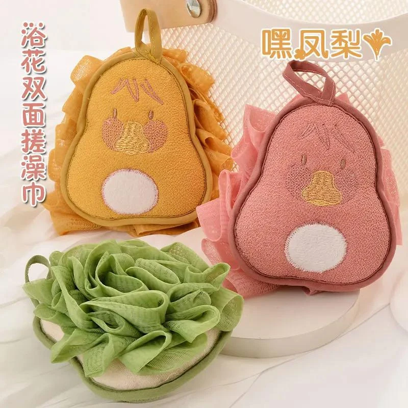浴花搓澡巾双面搓澡无痛搓泥去灰搓澡巾浴花二合一搓澡巾