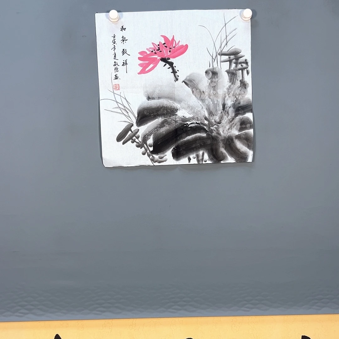 国画692 花鸟和蝴蝶在空中