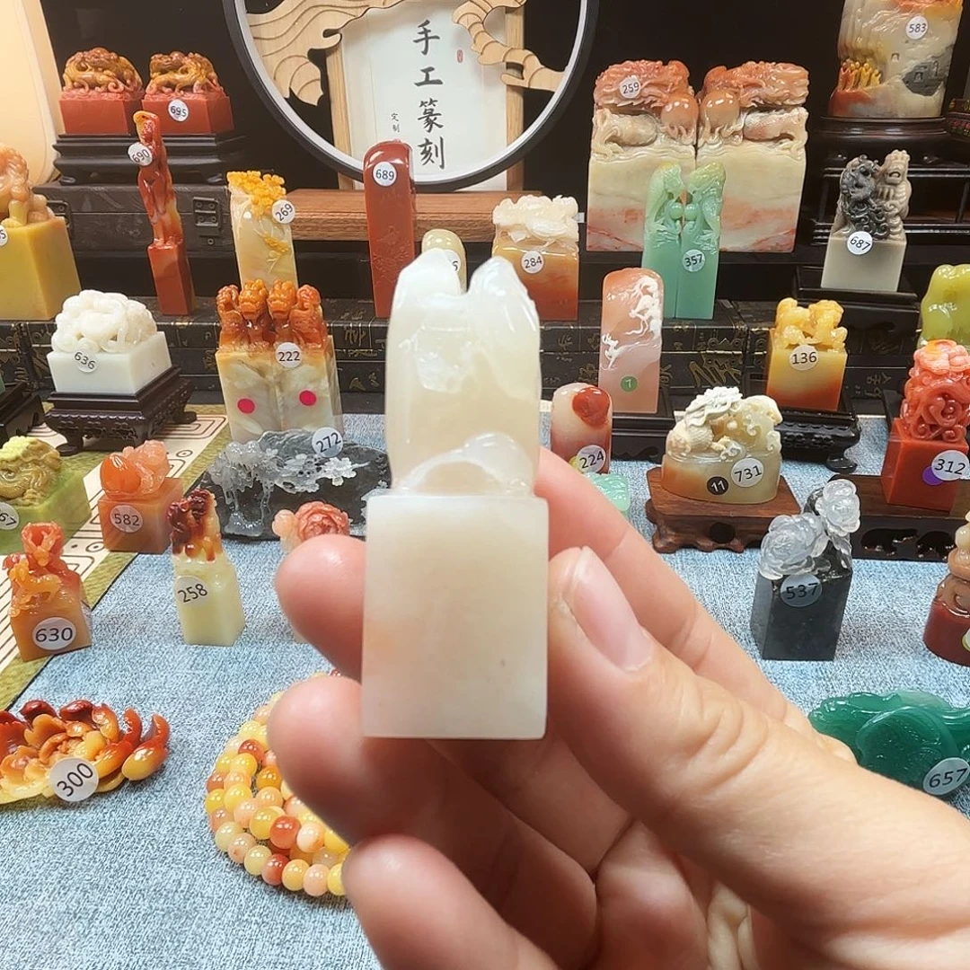 寿山石印石山水印章8