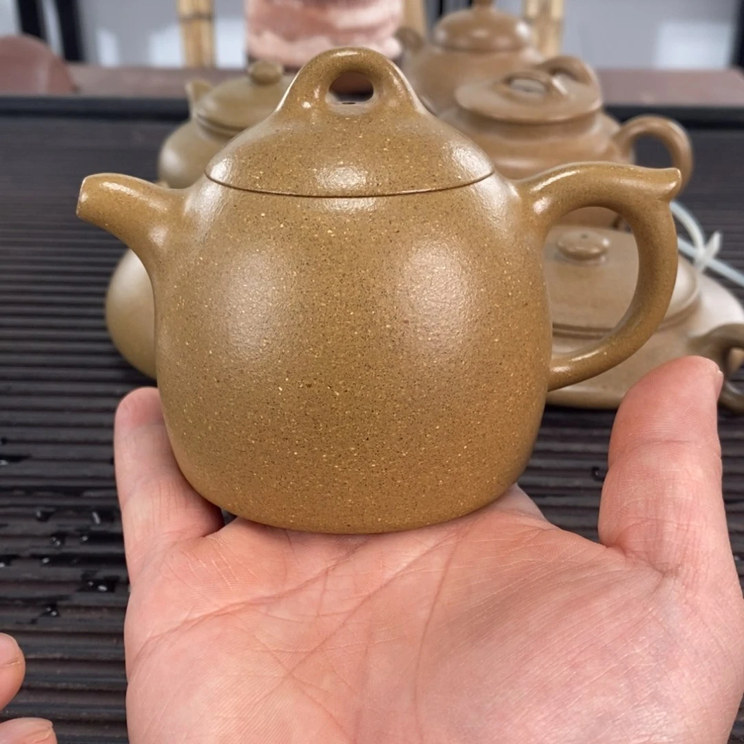 紫砂茶壶德**水老青段秦权容量200毫升