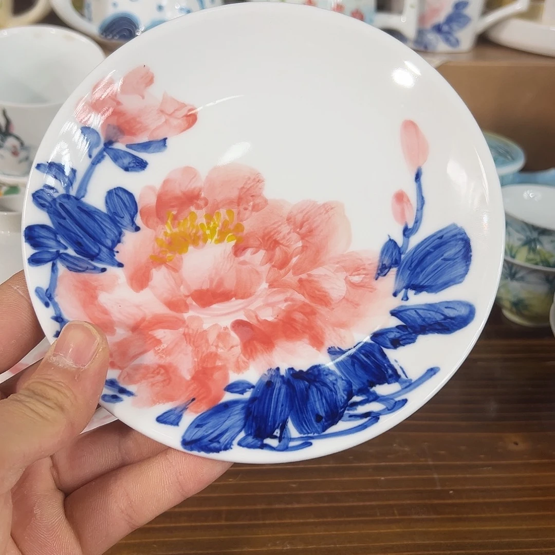 陶瓷景德镇高温釉下陶瓷6.5寸盘