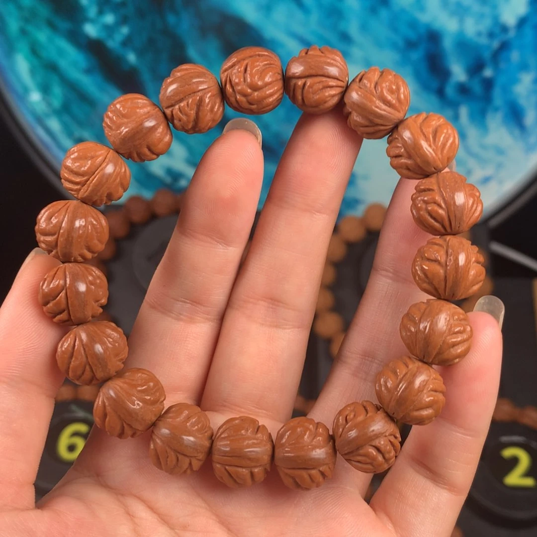 手串文玩核桃14金蝉玉龙脊