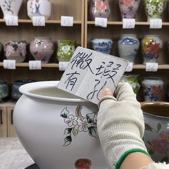 缸13xc景德镇陶瓷花盆