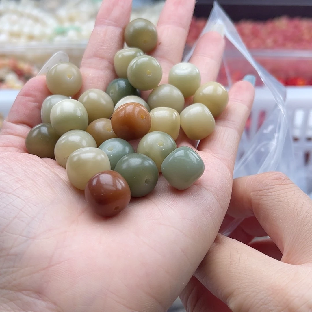 白玉菩提吊坠a锅底13mm/40颗